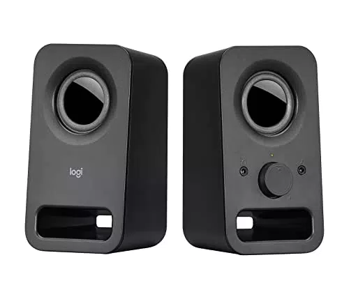 Logitech Z150 Lautsprecher mit Stereo Sound und 3,5 mm Eingang für PC und TV