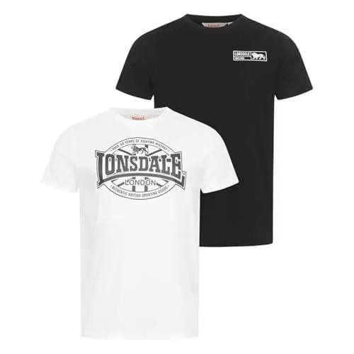 Lonsdale Clonkeen T-Shirt mit kurzen Ärmeln für Herren