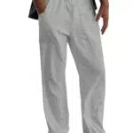 LVCBL Herren Leinen Baumwolle Lässige Strandhose Sommerhose