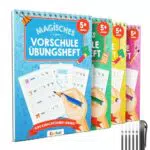 Magische Vorschule Übungshefte für Jungen und Mädchen - Schreiblernhefte für Buchstaben