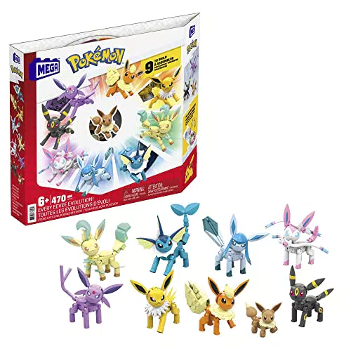 Pokémon Evoli Evolutionsset - Bewegliche Figuren für Kinder ab 6 Jahren, GFV85