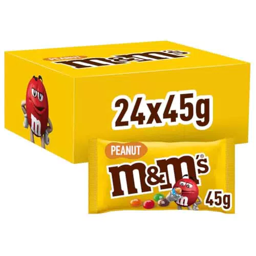 M&M'S Crispy Beutel, kleine Packungen für unterwegs