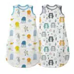 Mosebears Baby Schlafsack Sommer 0,5 tog, tragbare Decke ohne Ärmel für Kinder