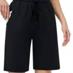MOVE BEYOND Damen Bermuda Shorts aus Baumwolle für Sport und Freizeit