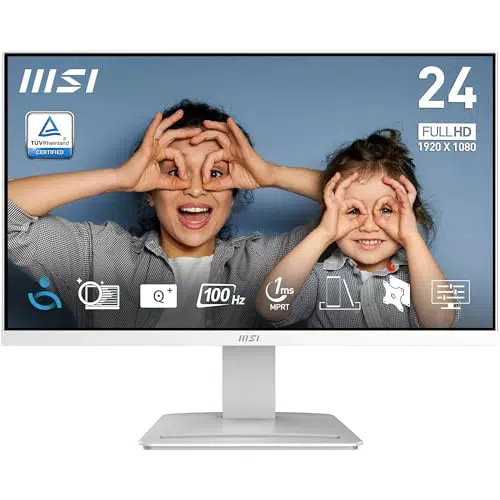 MSI PRO MP2412WDE 23,8 Zoll Full HD Business Monitor 100Hz mit Adaptive Sync
