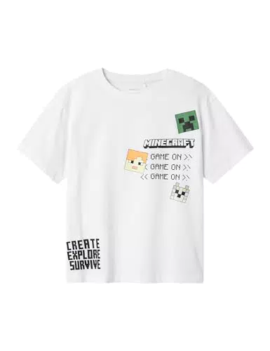 Name it Kids Nkmjafar Minecraft T-Shirt für Jungen
