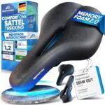 NEXTCOVER® Fahrradsattel mit Memory-Foam 2.0 für maximalen Fahrkomfort