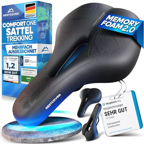NEXTCOVER® Fahrradsattel mit Memory-Foam 2.0 für maximalen Fahrkomfort