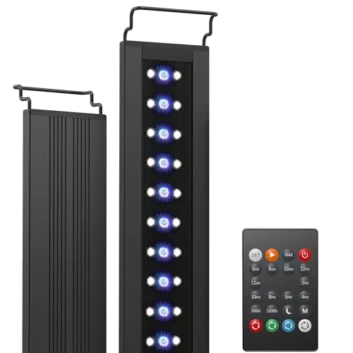 NICREW C10 LED Aquarium Beleuchtung mit Timer und einstellbarer Helligkeit