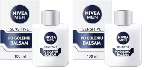 NIVEA MEN Sensitive Rasierlotion 100 ml - Beruhigende Formel für empfindliche Haut