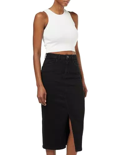 NOISY MAY Nmkath Nw Slit Midi Rock für Damen