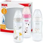 NUK First Choice+ Babyflasche mit Temperature Control und Anti-Colic-Ventil