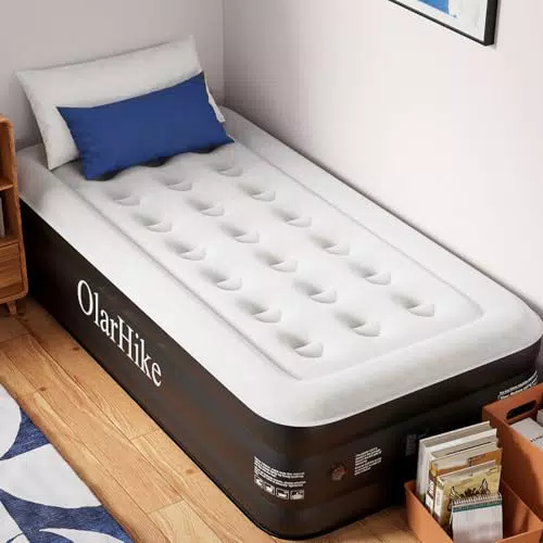 OlarHike Luftbett mit eingebauter elektrischer Pumpe - selbstaufblasend für Camping und Zuhause