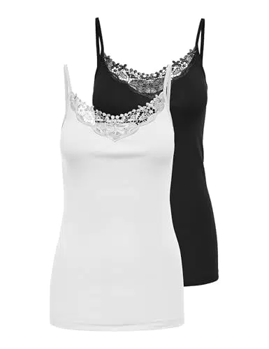 ONLY ONLKIRA LACE SINGLET Top für Damen
