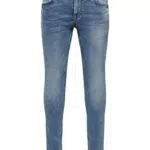 ONLY & SONS Herren Slim Fit Jogginghose - Blaue Denim