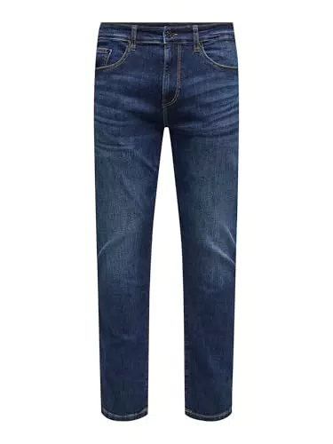 ONLY & SONS Slim Fit Jeans ONSWEFT mit mittlerer Taille für Herren