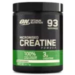 Optimum Nutrition mikronisiertes Kreatin-Pulver, 100% reines Kreatin-Monohydrat-Pulver für Leistung und Muskelkraft