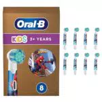 Oral-B Kids Spiderman Aufsteckbürsten für elektrische Zahnbürsten – Extra weich