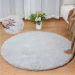 ORINOVA Waschbarer Fellteppich Kurzflor für Schlafzimmer und Wohnzimmer Deko