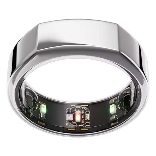OURA Gen3 Heritage Smart-Ring - Größe 7, Gold, Wearable für Schlaf-