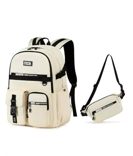 Outdoor-Rucksäcke mit Crossbody-Tasche für Jugendliche und Studenten, wasserabweisend