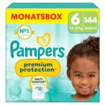 Pampers Premium Protection Windeln Größe 4 - Doppelter Schutz für Hautkomfort