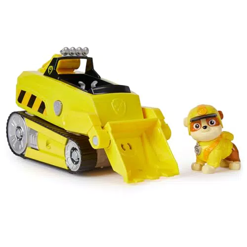 Paw Patrol Nashorn-Fahrzeug mit Rubble-Figur – Spielzeug für Kinder ab 3 Jahren