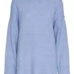 Pcnancy LS Loose O-Neck Strickpullover für Damen