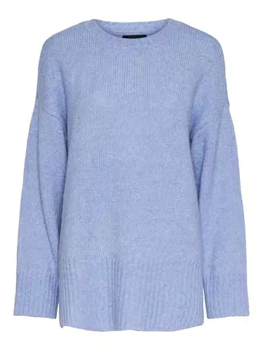 Pcnancy LS Loose O-Neck Strickpullover für Damen