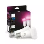 Philips Hue White & Color Ambiance E27 LED Lampe, TESTSIEGER Stiftung Warentest
