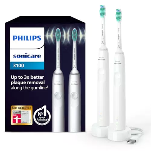 Philips Sonicare HX3675/13 elektrische Schallzahnbürste mit Andruckkontrolle und Timer