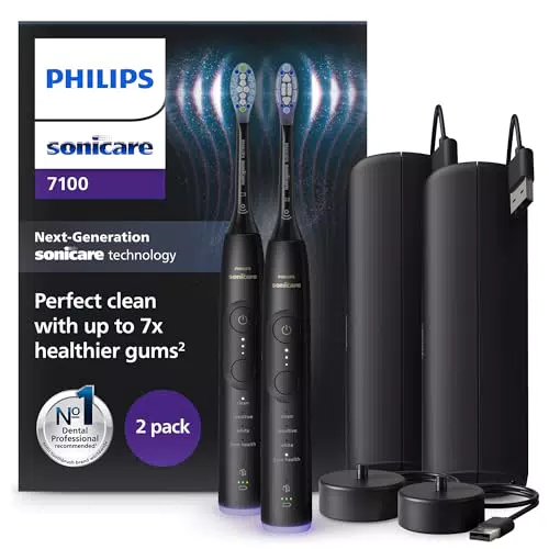 Philips Sonicare 7100 Schallzahnbürste mit App, 4 Putzmodi, HX7429/01