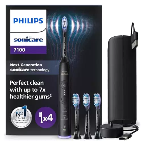 Philips Sonicare HX7421/08 elektrische Zahnbürste mit App und Schalltechnologie