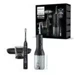 Philips Sonicare kabellose Power Flosser Munddusche und DiamondClean 9000 elektrische Zahnbürste Saubere Zähne