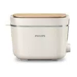 Philips Toaster 2 Toastschlitze, 8 Stufen, Brötchenaufsatz