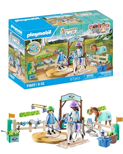 PLAYMOBIL 71353 Amelia & Whisper – Abenteuer auf der Waterfall Ranch für Kinder ab 5 Jahren