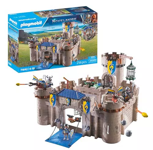 PLAYMOBIL Novelmore 71642 Arwynns Burg mit Rittern und Accessoires für Kinder