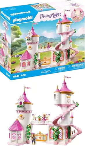 PLAYMOBIL Prinzessinnenschloss mit Königspaar - Märchen Spielzeug für Kinder ab 4 Jahren