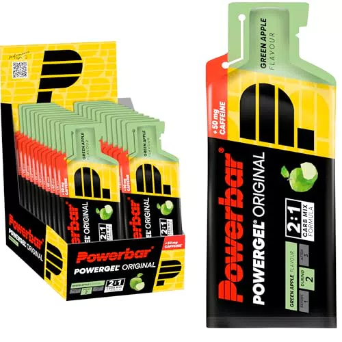 Powerbar PowerGel Original - Hochwertiges Energiegelen mit Koffein und Natrium