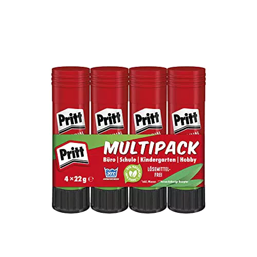 Pritt Klebestift – sicherer, kinderfreundlicher Bastelkleber für Kunst und Schule