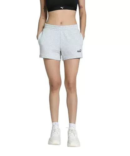 PUMA Damen ESS Small No. 1 Logo Shorts – Bequeme gestrickte Shorts für Freizeit