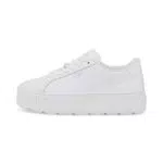 PUMA Damen Karmen L Sneaker, White White Silver