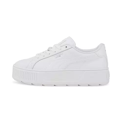 PUMA Damen Karmen L Sneaker, White White Silver