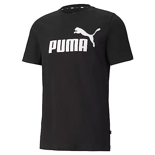 PUMA Herren Ess logo te T shirt, Puma White, L EU