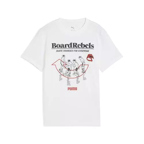 PUMA Mid90s Graphic Tee B T-Shirts für Jungen