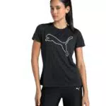 PUMA W TAD Essential Logo T-Shirt für Damen