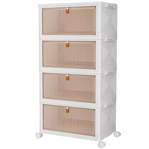 PurKeep Aufbewahrungsbox mit Deckel - Faltbare Kisten für Haus und Büro