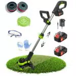 Wrneaoch 21V Akku Rasentrimmer mit 750W Motor für perfekte Rasenpflege