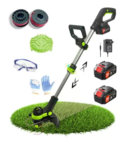 Wrneaoch 21V Akku Rasentrimmer mit 750W Motor für perfekte Rasenpflege
