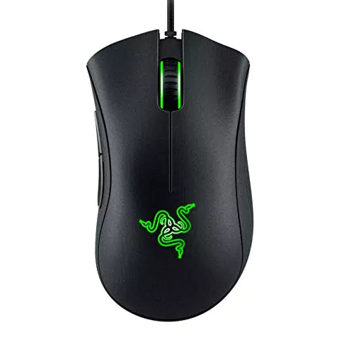 Razer DeathAdder Essential - Essentielle Gaming-Maus mit optischem 6.400-DPI-Sensor Weiß